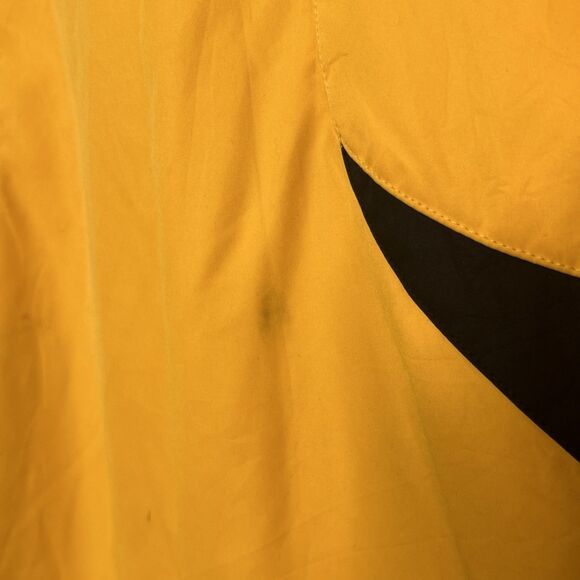 VTG Polo Ralph Lauren Insulated Zip Parka Mens XL Jacket Yellow Black Sailor - Picture 6 of 7